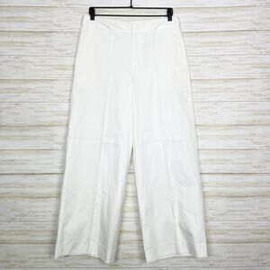Everlane The Wide Leg Structured Pant White